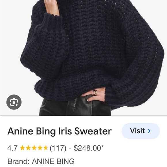 NWT XS AB IRIS SWEATER - Picture 8 of 10